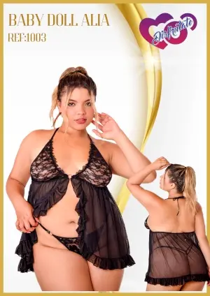 Lenceria Femenina Curvy Baby Doll Alia