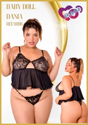 Lenceria Femenina Curvy Baby Doll Dania